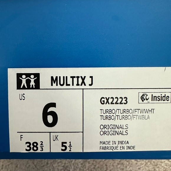 🆕 ADIDAS Multixj  Big Kid 'Turbo' GX2223,
Boys 6/ Women's 7.5 - Picture 4 of 4
